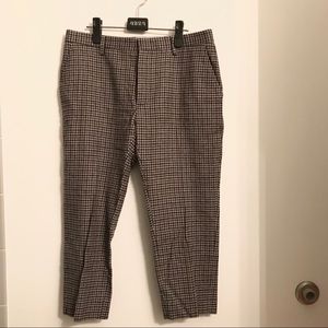 Band of outsiders checkered pants sz sm